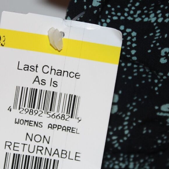 NEW BP Black Print Mini Dress Women 3X - Picture 8 of 14